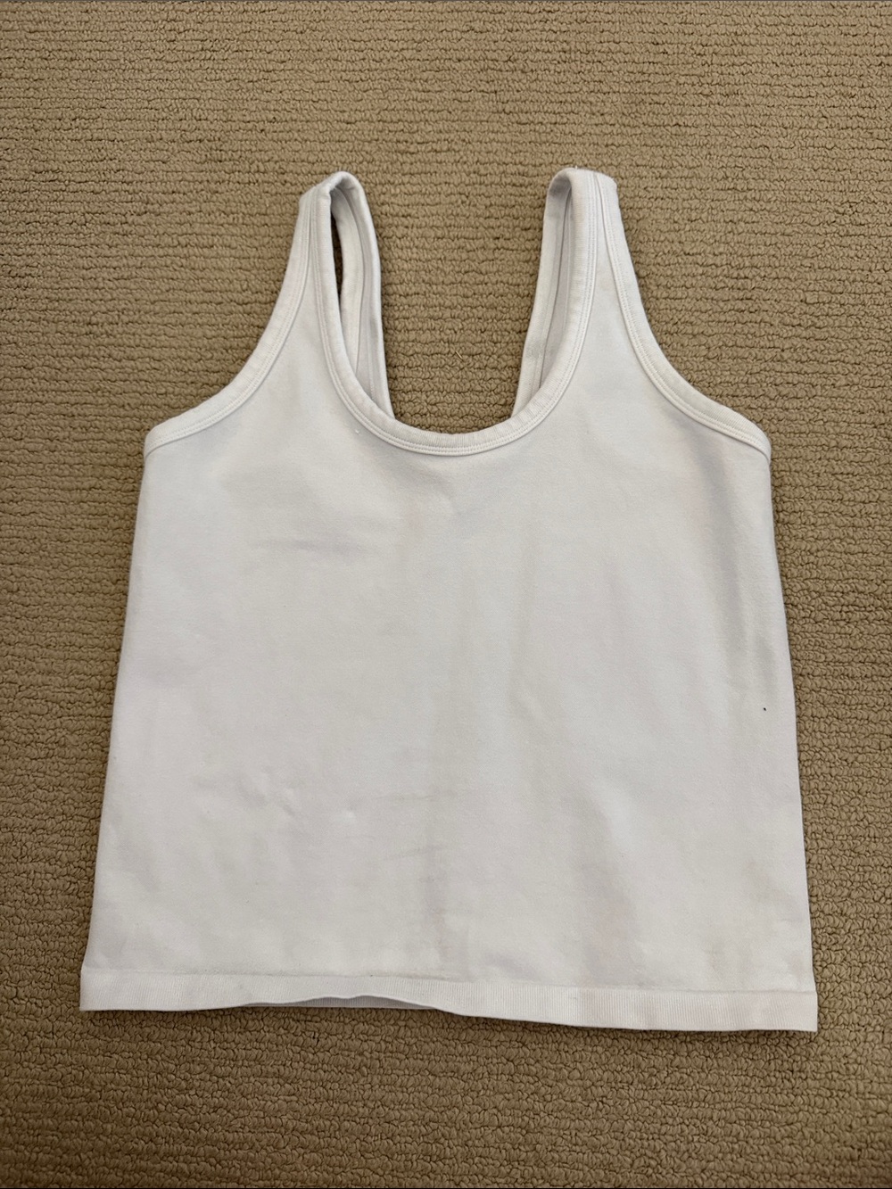Alo White Tank Top